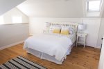 Loft style bedroom with Queen and linens provided throughout